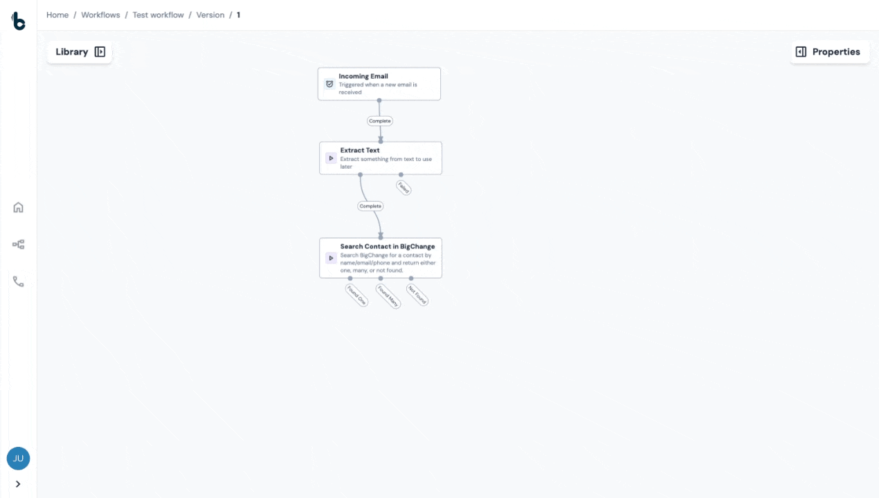 search contact config